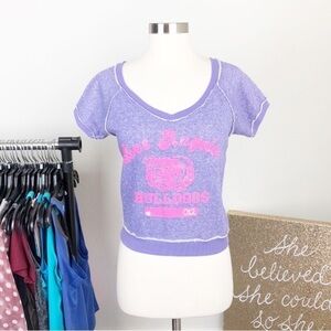 Derek Heart Los Angeles sweater knit crop top